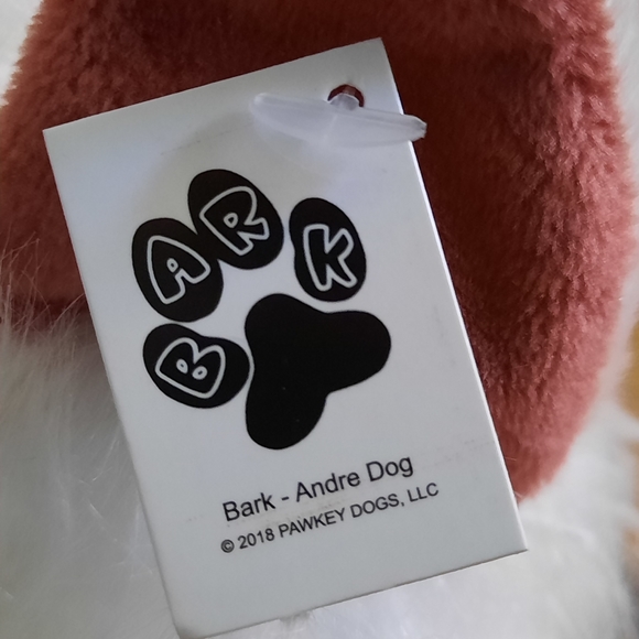 Bark Andre-Fleury, Rare White Plush Dog, Vegas Golden Knights, 2018- NWT - Picture 7 of 16